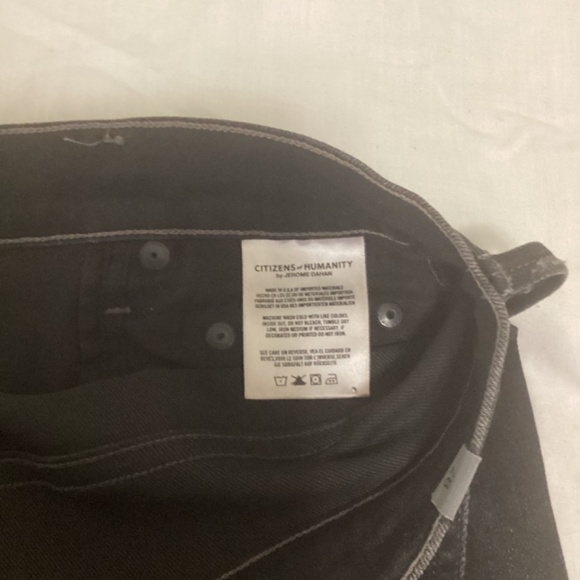 Citizens Of Humanity Rocket High Rise Black Skinny Jean - Picture 8 of 11